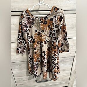 Leopard Print Boutique girls dress